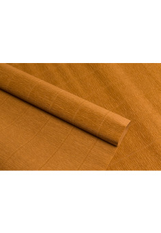 Бумага гофрированная простая, 140гр 967 светло-коричневая