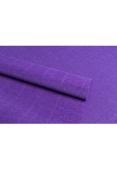 Бумага гофрированная простая, 180гр 17Е/2 ярко-фиолетовая
