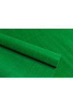 Бумага гофрированная простая, 180гр 563 зеленая