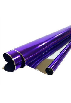 Пленка Металл Фиолетовая рулон 70 см*7,5 м 40 мкм (Россия)