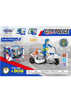 Игрушка для малышей полицейский патруль №777-49 на батарейках/звук,свет/коробка/20,8*15,5*17,3, изображение 1