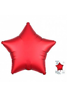 А 18 Звезда Красный Ягодный Сатин Люкс в упаковке / Satin Luxe Sangria Star S15 / 1 шт
