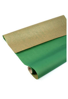 Бумага пергамент 02-45 на крафт основе зеленая (70см х 10м)