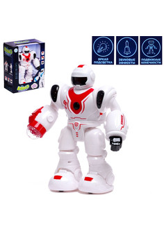 Робот «Бласт космический воин», русское озвучивание, световые эффекты, цвет красный 7091087