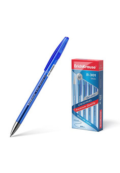Ручка гел. ErichKrause Original Gel Stick R-301 0,5 мм синий кругл. корп.