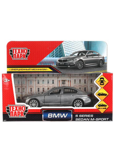 Машина металл BMW 5-ER SEDAN M-SPORT 12 см, двери, багаж, сер, кор. Технопарк в кор.2*36шт
