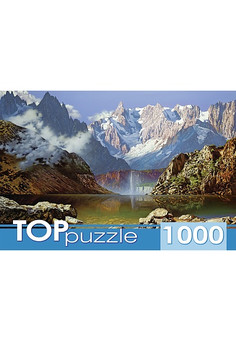 TOPpuzzle. ПАЗЛЫ 1000 элементов. РУКТП1000-1058 А. Головин. Горное озеро