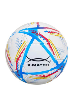 Мяч футбольный X-Match, 1 слой PVC, 1.6 мм., 280-300 г., PVC, размер 5., изображение 1