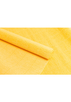 Бумага гофрированная простая, 180гр 576 светло-оранжевая