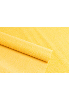 Бумага гофрированная простая, 180гр 578 натуральный желтый