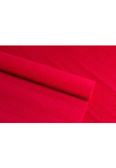 Бумага гофрированная простая, 180гр 580 красная