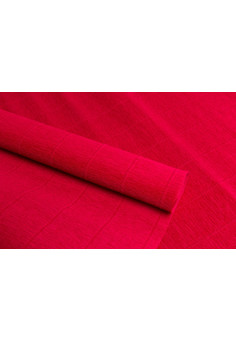 Бумага гофрированная простая, 180гр 589 ярко-красная