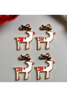 Декор для творчества металл, эмаль, стразы 