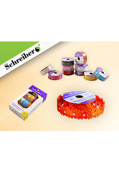 Декоративная тесьма с клеевой основой, 180х1,8 см. S 5519