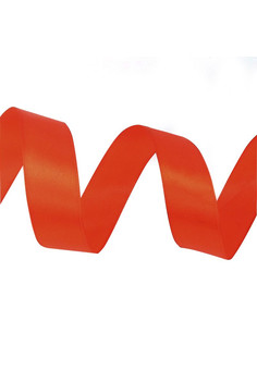 Лента Атлас Красный / 7 мм * 22,85 м