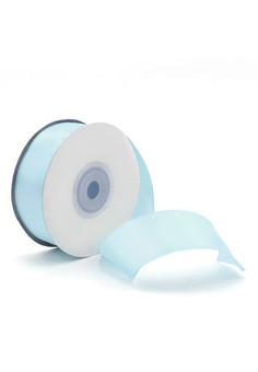 Лента Атлас Небесно-голубой / 25 мм * 22,85 м (Китай)