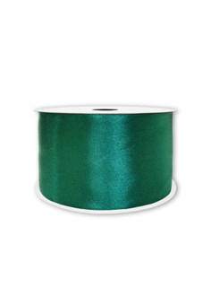 Лента Атлас Темно-зеленый / 50 мм * 22,85 м