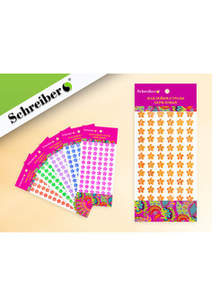 Наклейки-стразы акриловые ЦВЕТОЧКИ, 10х22 см., 10 видов в ассортименте., S 2088