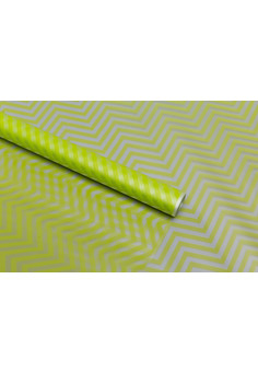 Пленка матовая Зигзаг 70см х 10м салатовый