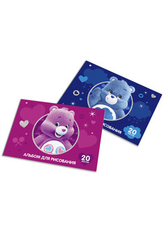 Альбом для рисования 20л. А4 Заботливые мишки
