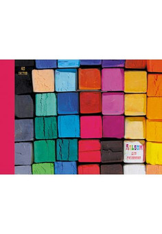 Альбомы для рисования 40л. Склейка. Яркая палитра