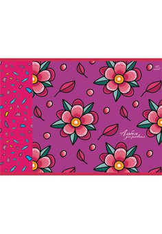 Альбомы для рисования 40л. Скрепка. Цветочное настроение