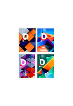 БЛОКНОТ А6 24л. ГЕОМЕТРИЧЕСКАЯ ЯРКОСТЬ (Б24-0521) ассорти, на скрепке, цвет.мелов.обл, блок-офсет