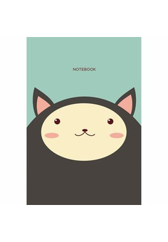 Блокнот А6 40л. Склейка. Кот. Дизайн 2