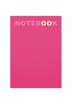 Блокнот А6 40л. Склейка. Крепл. по кор. стор. Розовый