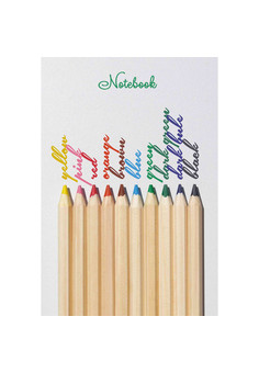 Блокнот А6 40л. Склейка. Крепл. по кор. стор. Цвет настроения