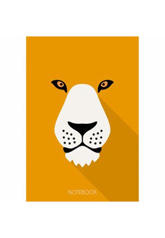 Блокнот А6 40л. Склейка. Лев