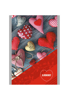 Блокнот А6 кл. 32л. обл. мел., скрепка в асс.