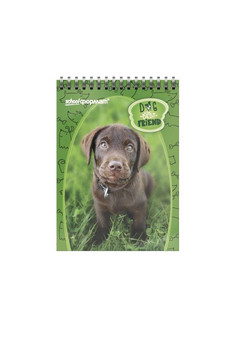 Блокнот А7 40 л. кл. ЛУЧШИЕ ДРУЗЬЯ евроспир. мел. карт. спл. Уф-лак