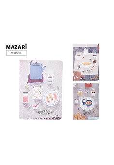 Блокнот для записи 12,8 х 18,8 см  SKATE DUST, 100 листов, твёрдая обложка, внутренний блок в линейк