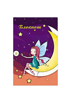 Блокнот на гребне А7, 40л. в асс.