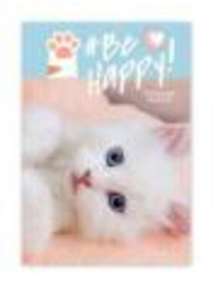 ЗАПИСНАЯ КНИЖКА А6 48л. МИЛЫЙ БЕЛЫЙ КОТЕНОК (К48-5581) 7БЦ, глянц.ламин., цвет.мелов.обл