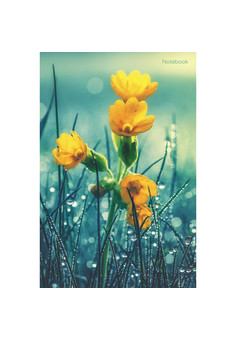 Книга для записей А5 (145х210), 80л. Маргаритки в росе