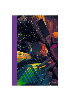 Книги для записей А5 (145х210), 100л. 7БЦ, Городской стиль. Небоскребы (А5, 100л.)