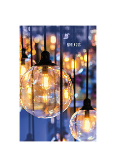 Книги для записей А5 (145х210), 80л. 7БЦ, Теплый свет