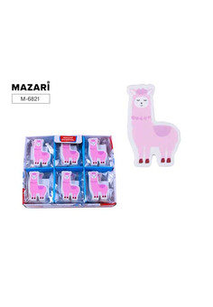 Ластик LLAMA, термопластичная резина, фигурный, 1 дизайн, ОПП- упаковка / картонный дисплей, M-6821