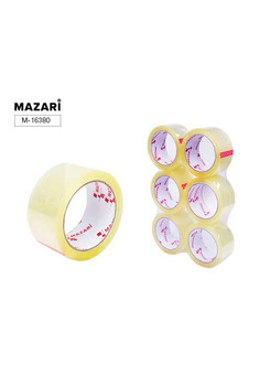 Лента клейкая упаковочная, прозрачная, 45 мкм, ширина рулона 48 мм, намотка 66 метров