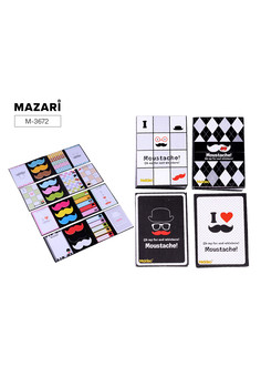 Набор блоков для записи с липким слоем (5 блоков полос + 3 блока усов + 2 квадратных блока по 18 л.)