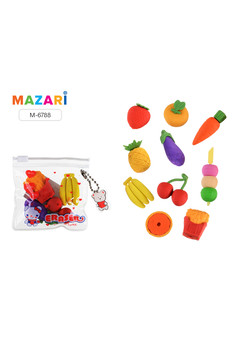 Набор ластиков CHASNAY, термопластичная резина, фигурные, 4шт, ассорти дизайнов, ПВХ- упаковка на мо