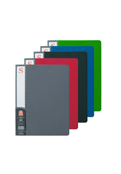 Папка с 30 файлами, форзац, ф.А4, ассорти арт.SDB30/ASS