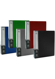 Папка с 80 файлами, форзац, ф.А4, ассорти ,SPONSOR