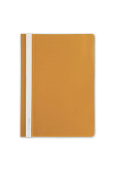 Папка скоросшиватель inФОРМАТ А4 оранж. пластик 180 мкм карман д/маркир. этикет.