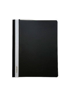 Папка скоросшиватель inФОРМАТ А4 черный пластик 180 мкм карман д/маркир. этикет.