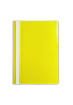 Папка скоросшиватель LITE А4 желт. пластик 110 мкм