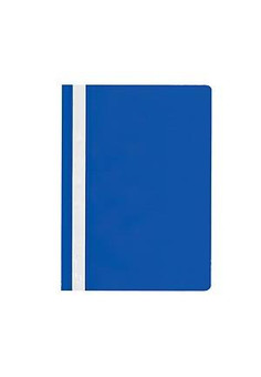 Папка скоросшиватель LITE А4 синий пластик 110 мкм