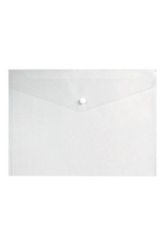 Пласт. конверт inФОРМАТ А4 на кнопке пластик 150 мкм прозр.